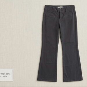 Ann Taylor Wide Leg Pants in Charcoal